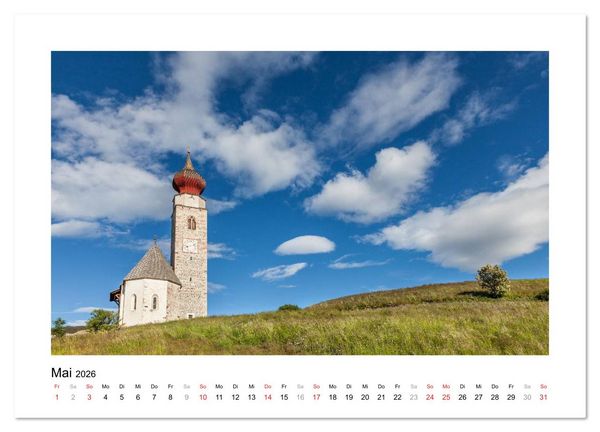 Produktbild: Sehnsucht nach S&uuml;dtirol (Wandkalender 2026 DIN A3 quer), CALVENDO Monatskalender