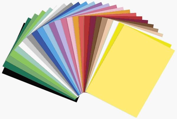 Produktbild: Folia  Fotokarton, DIN A5, 50 Blatt in 25 Farben sortiert, 50 Blatt in 25 Farben sortiert