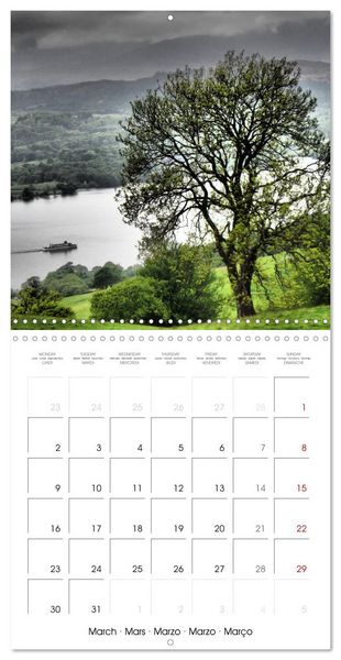Produktbild: LAKE DISTRICT CUMBRIA Dramatic Art Photos (Wall Calendar 2026 12 &times; 12 Inch) CALVENDO 12 Month Wall Calendar