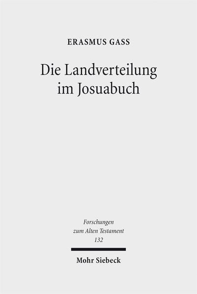 Produktbild: Die Landverteilung im Josuabuch