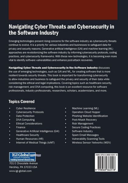 Produktbild: Navigating Cyber Threats and Cybersecurity in the Software Industry