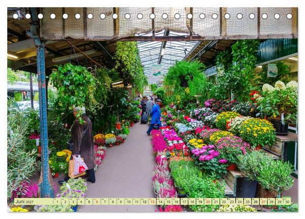 Produktbild: M&auml;rkte der Welt - fotografische Impressionen von M&auml;rkten ber&uuml;hmter St&auml;dte (Tischkalender 2027 DIN A5 quer), CALVENDO Monatskalender