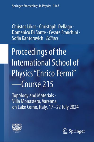 Produktbild: Proceedings of the International School of Physics "Enrico Fermi" - Course 215