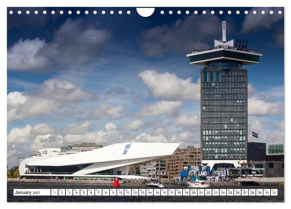 Produktbild: Discover Holland Amsterdam and the Coastal Landscapes of the Netherlands (Wall Calendar 2027 DIN A4 landscape), CALVENDO 12 Month Wall Calendar