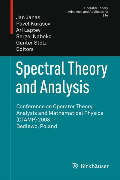 Produktbild: Spectral Theory and Analysis