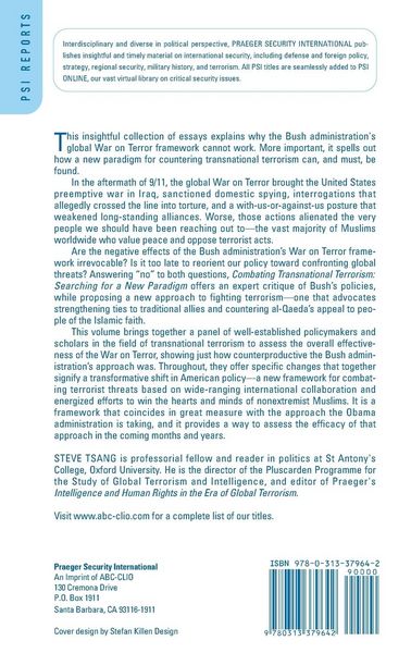 Produktbild: Combating Transnational Terrorism