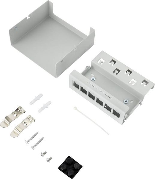 Produktbild: Renkforce 6 Port Konsolidierungspunkt-Box f&uuml;r Keystone-Module Unbest&uuml;ckt