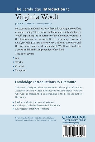 Produktbild: The Cambridge Introduction to Virginia Woolf