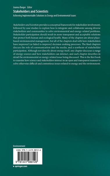 Produktbild: Stakeholders and Scientists
