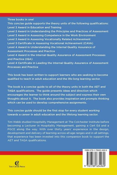 Produktbild: A Concise Guide to The Award in Education and Training (AET) and TAQA qualifications (CAVA & IQA)