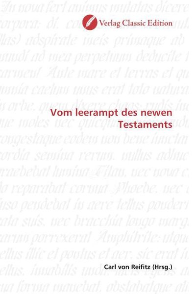 Produktbild: Vom leerampt des newen Testaments