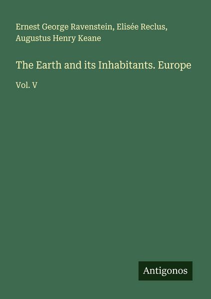Produktbild: The Earth and its Inhabitants. Europe