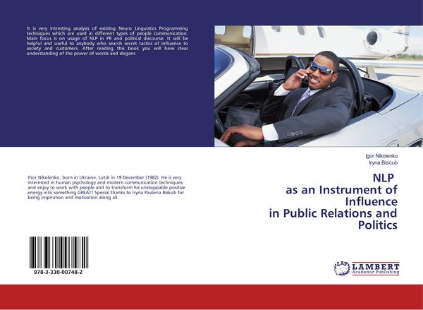 Produktbild: NLP as an Instrument of Influence in Public Relations and Politics