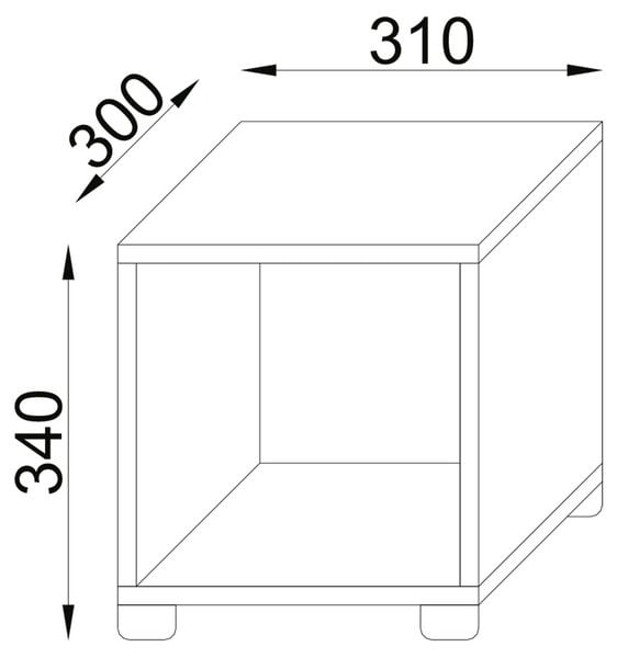 Produktbild: Wandregal Badregal H&auml;ngeregal Wandboard Benos
