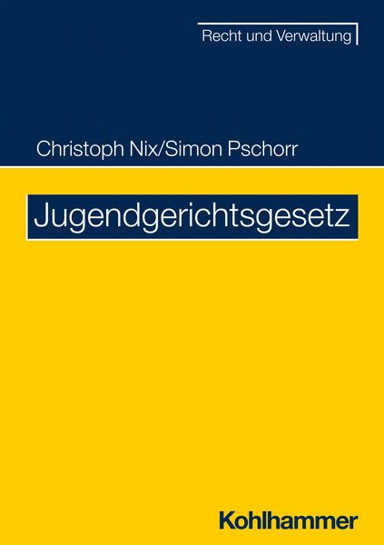 Produktbild: Jugendgerichtsgesetz