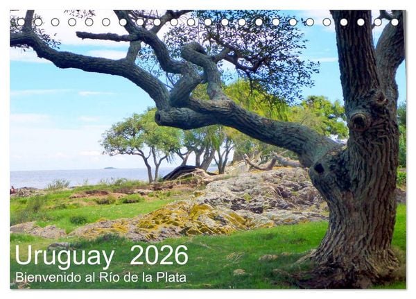 Produktbild: Uruguay - Bienvenido al R&iacute;o de la Plata (Tischkalender 2026 DIN A5 quer), CALVENDO Monatskalender