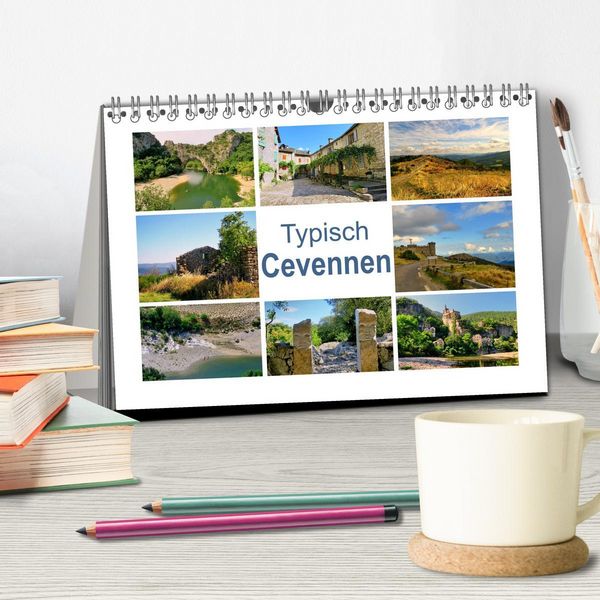 Produktbild: Typisch Cevennen (Tischkalender 2026 DIN A5 quer), CALVENDO Monatskalender
