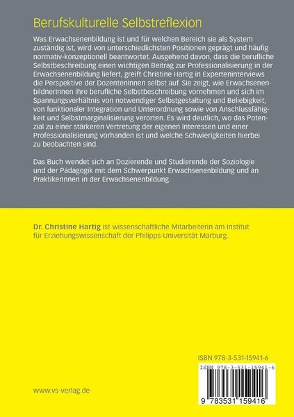 Produktbild: Berufskulturelle Selbstreflexion