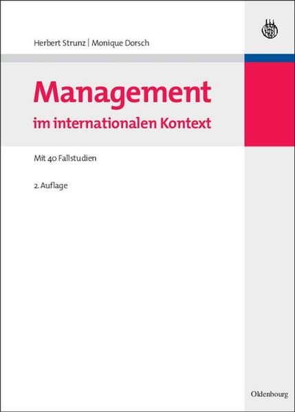 Produktbild: Management im internationalen Kontext