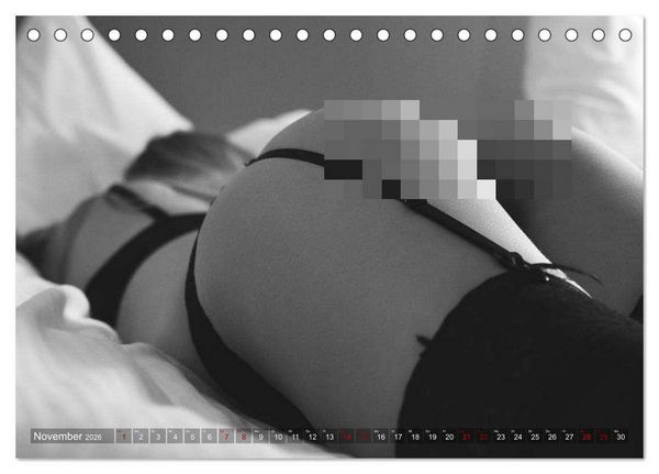 Produktbild: Sensual Secrets (Tischkalender 2026 DIN A5 quer), CALVENDO Monatskalender