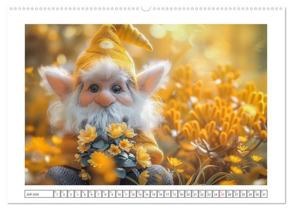Produktbild: Auf den Spuren der Zwerge (hochwertiger Premium Wandkalender 2026 DIN A2 quer), Kunstdruck in Hochglanz