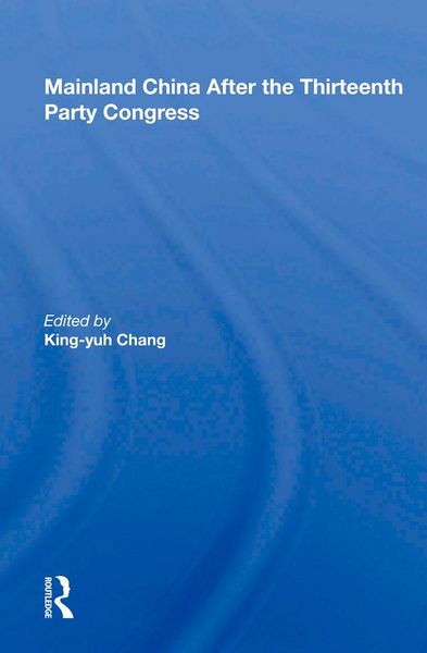 Produktbild: Mainland China After the Thirteenth Party Congress