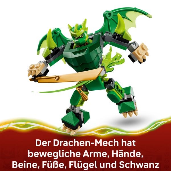 Produktbild: LEGO NINJAGO 71862 Lloyds Drachen-Mech Battle Set, Spielset mit Actionfigur und 3 Minifiguren