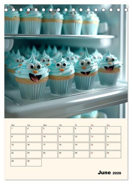 Produktbild: The Light ist still on in the Fridge (Desk Calendar 2026 DIN A5 portrait), CALVENDO 12 Month DeskCalendar