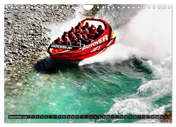 Produktbild: Neuseeland, S&uuml;dpazifische Inseln (Wandkalender 2026 DIN A4 quer), CALVENDO Monatskalender