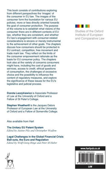 Produktbild: The Images of the Consumer in EU Law