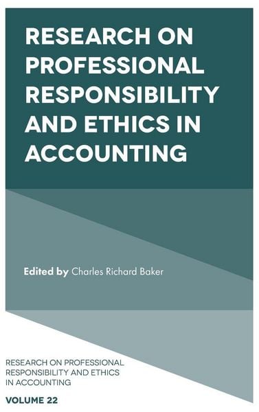 Produktbild: Research on Professional Responsibility and Ethics in Accounting