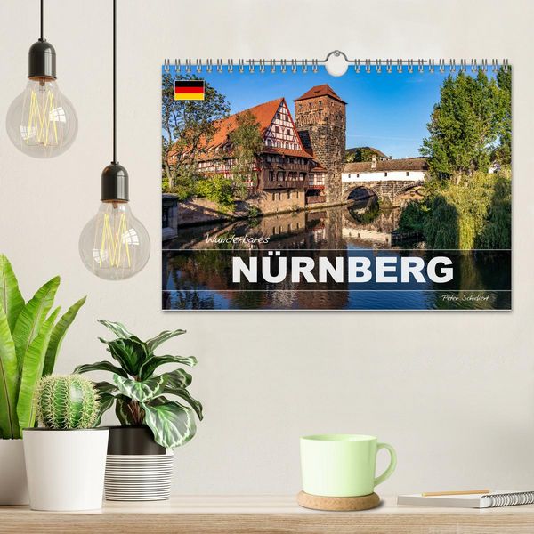 Produktbild: Wunderbares N&uuml;rnberg (Wandkalender 2027 DIN A4 quer), CALVENDO Monatskalender