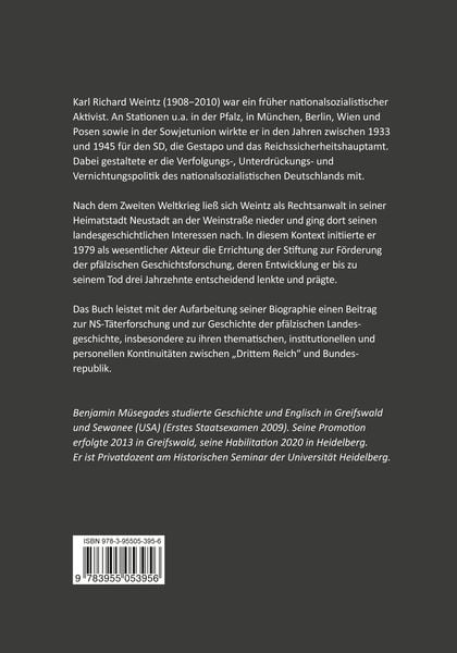 Produktbild: NS-T&auml;ter zwischen Gestapo und pf&auml;lzischer Geschichtsforschung