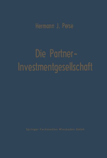 Produktbild: Die Partner-Investmentgesellschaft