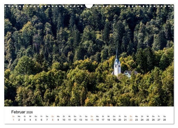 Produktbild: Oberkrain und Triglav-Nationalpark (Wandkalender 2026 DIN A3 quer), CALVENDO Monatskalender