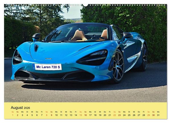 Produktbild: Supersportler mit viel PS (hochwertiger Premium Wandkalender 2026 DIN A2 quer), Kunstdruck in Hochglanz