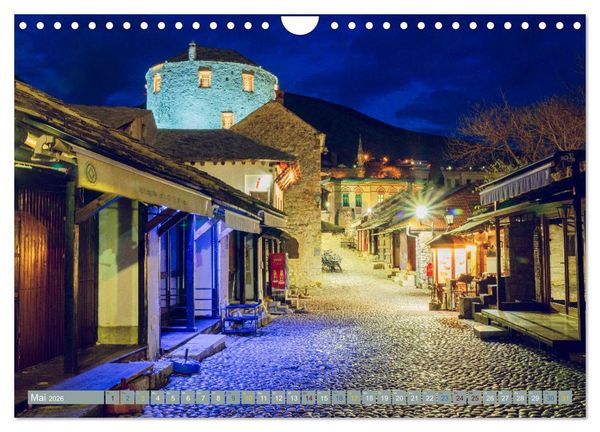 Produktbild: Die Altstadt von Mostar (Wandkalender 2026 DIN A4 quer), CALVENDO Monatskalender