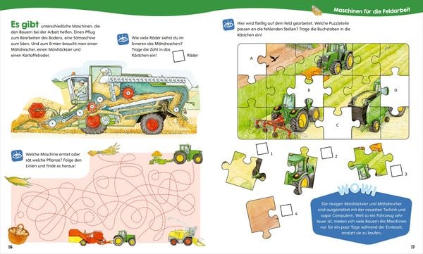 Produktbild: WAS IST WAS Junior Mitmach-Heft Bauernhof