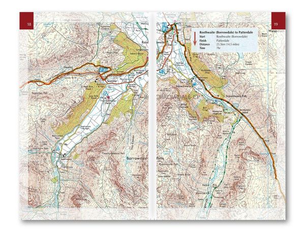 Produktbild: The Coast to Coast Path Trail Map