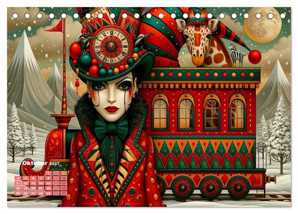 Produktbild: Tierisch extravagant (Tischkalender 2027 DIN A5 quer), CALVENDO Monatskalender