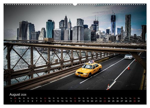 Produktbild: New York feeling (hochwertiger Premium Wandkalender 2026 DIN A2 quer), Kunstdruck in Hochglanz