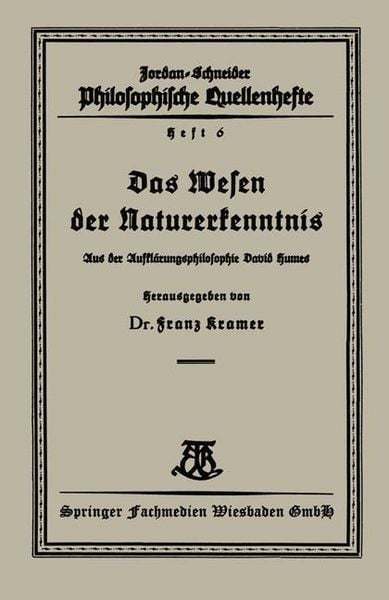Produktbild: Das Wesen der Naturerkenntnis