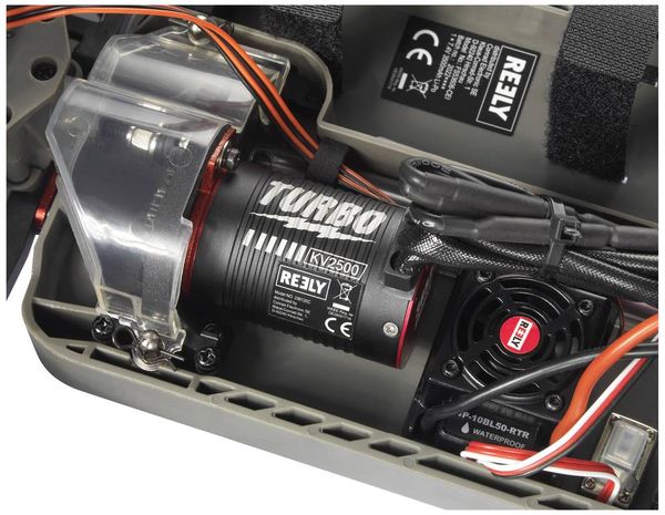 Produktbild: Reely New2 BL Super Combo Brushless 1:10 RC Modellauto Elektro Monstertruck Allradantrieb (4WD) 100% RtR 2,4GHz inkl. Akku