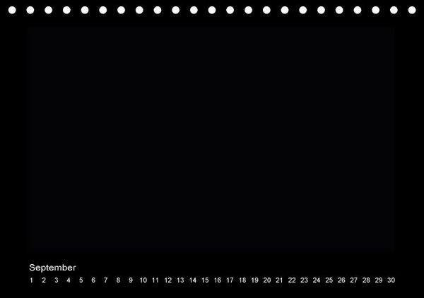 Produktbild: Geburtstags - Bastelkalender - Schwarz (Tischkalender immerw&auml;hrend DIN A5 quer)