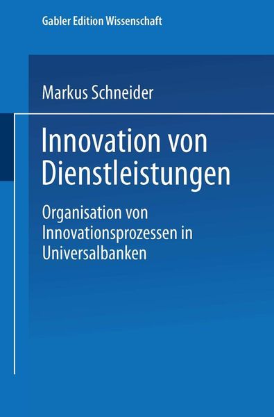 Produktbild: Innovation von Dienstleistungen