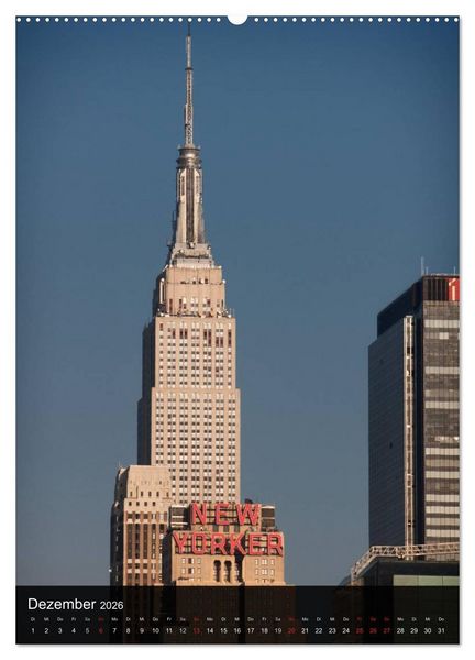 Produktbild: New York (Wandkalender 2026 DIN A2 hoch), CALVENDO Monatskalender