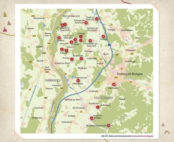 Produktbild: Kaiserstuhl/Breisgau. Wandern f&uuml;r die Seele