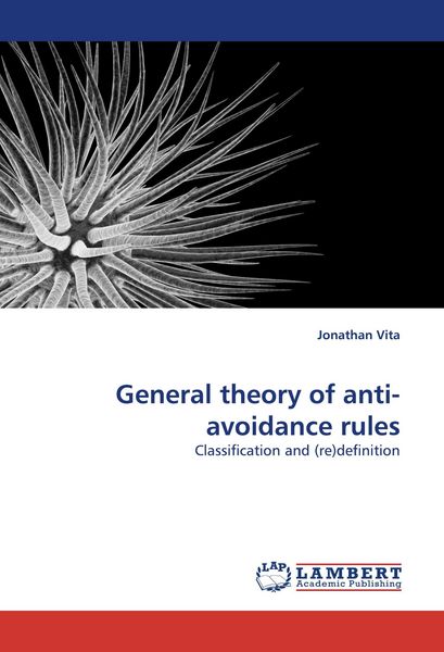 Produktbild: General theory of anti-avoidance rules