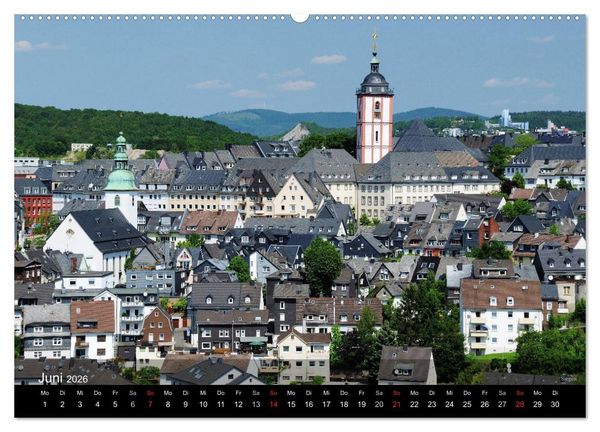 Produktbild: Kreis Siegen-Wittgenstein (Wandkalender 2026 DIN A2 quer), CALVENDO Monatskalender