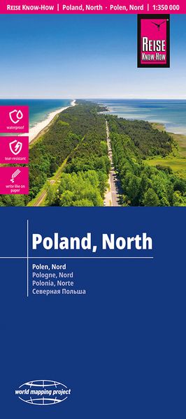 Produktbild: Reise Know-How Landkarte Polen, Nord | Poland, North (1:350.000)